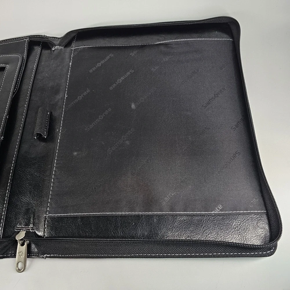 Samsonite Ipad Portfolio Folder Organizer Planner Notepad Pad Folio Zip Around